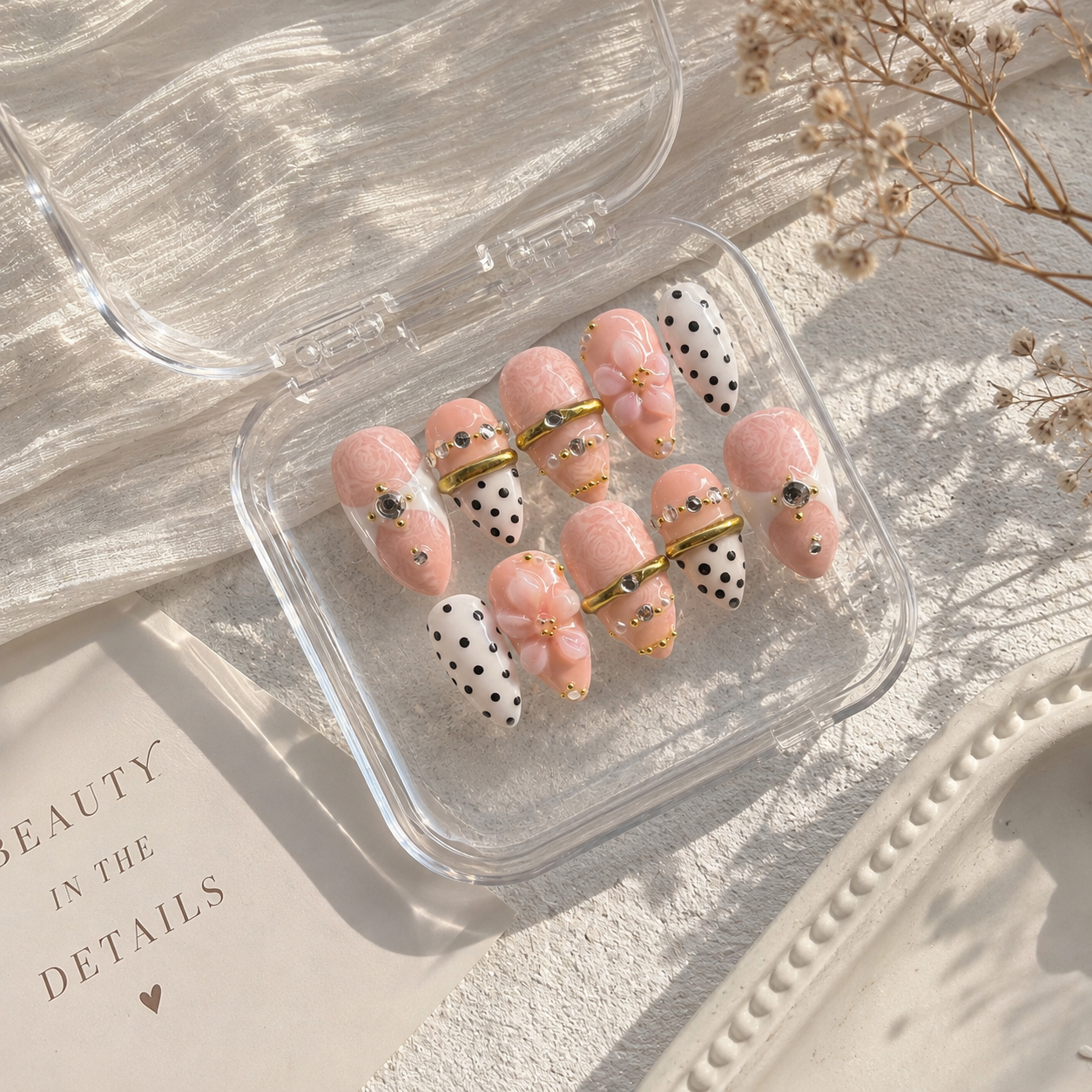 Petal Pop 3D Press-On Nails