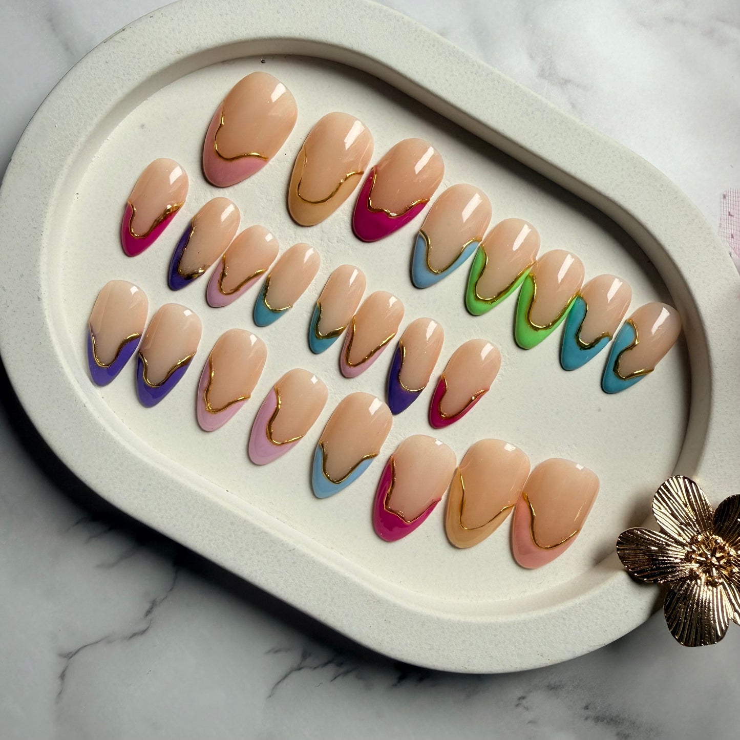 Candy Wave Press On Nails (Universal)