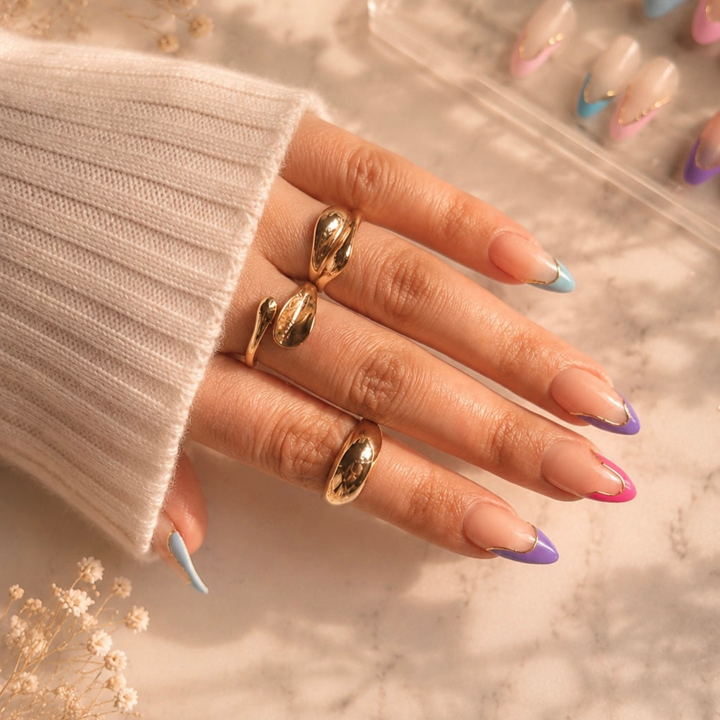Candy Wave Press On Nails (Universal)