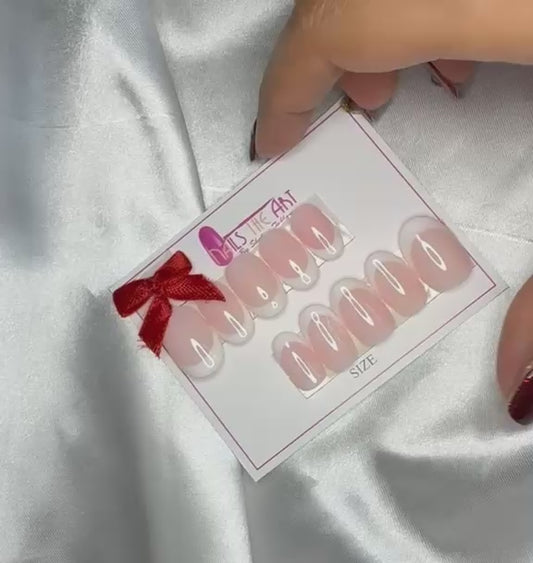 Classic Nude French Tip Press-On Nails – Glossy Salon Look